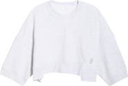 Free People Intercept Cotton Blend Crop Sweatshirt
