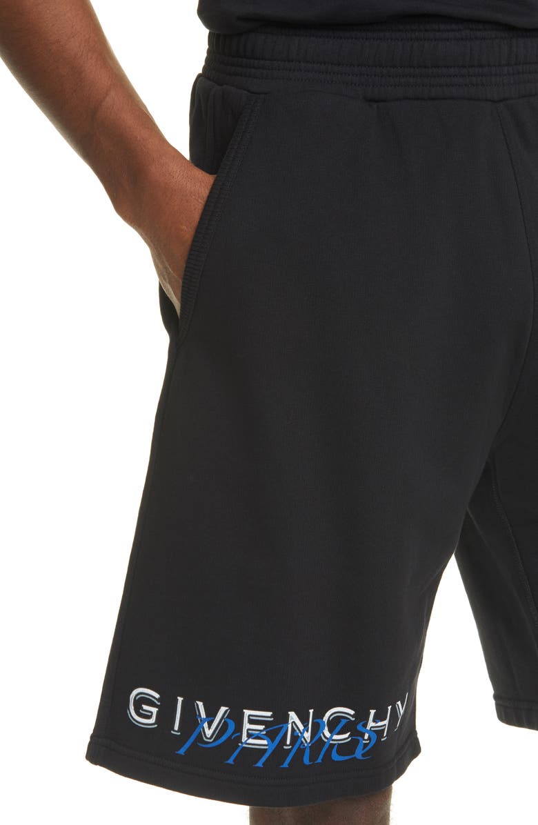 Givenchy Boxing Fit Amore Print Shorts, Alternate, color, 