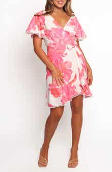 Petal & Pup Jem Faux Wrap Minidress