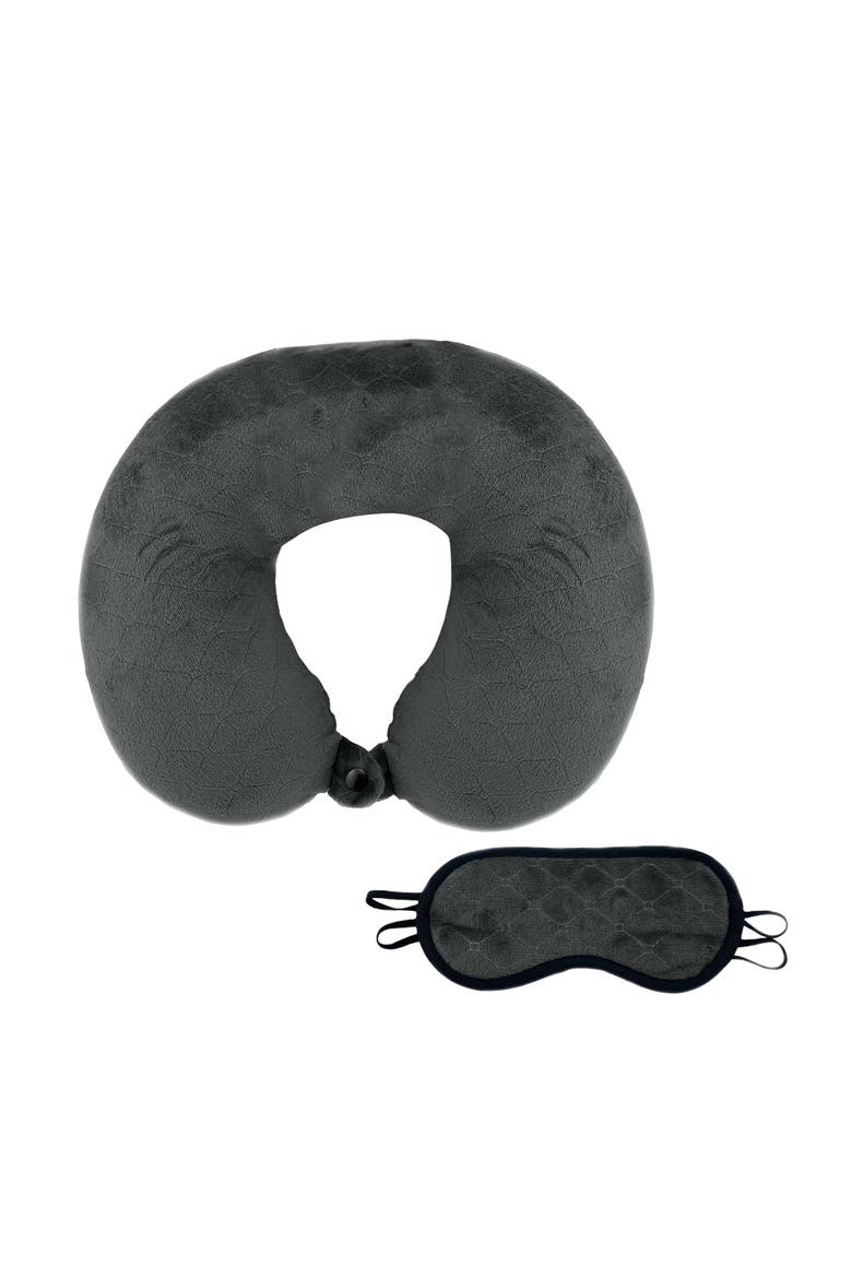 3 Memory Foam Pillows with Sleep Masks by Pursonic, Alternate, color, Multicolor