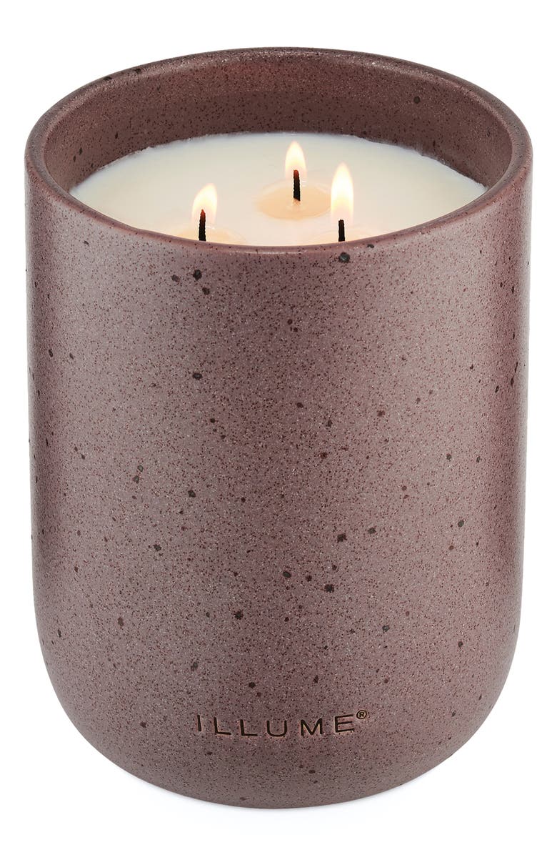 ILLUME<sup>®</sup> Elemental Cypress Lavender Large Patio Ceramic Candle, Main, color,