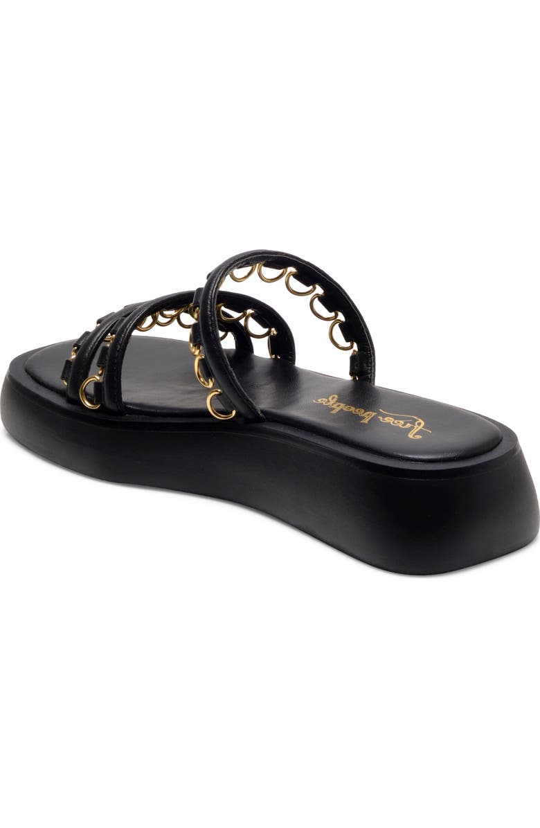 Free People Midas Touch Platform Sandal, Alternate, color, Black