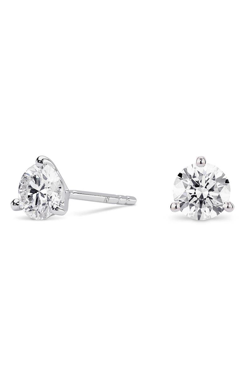 LIGHTBOX 1-Carat Round Lab Grown Diamond Stud Earrings, Alternate, color,