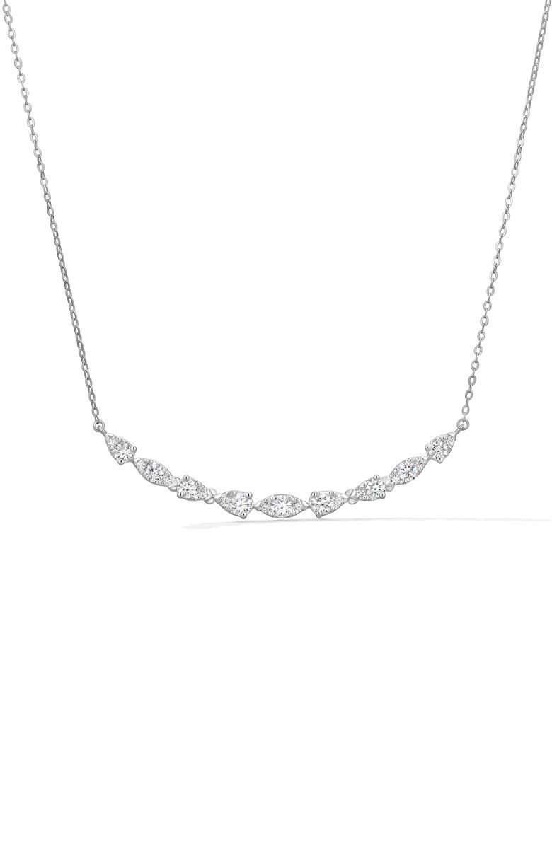 HEARTS ON FIRE Aerial Dewdrop Pendant Necklace, Main, color, White Gold/ Diamond