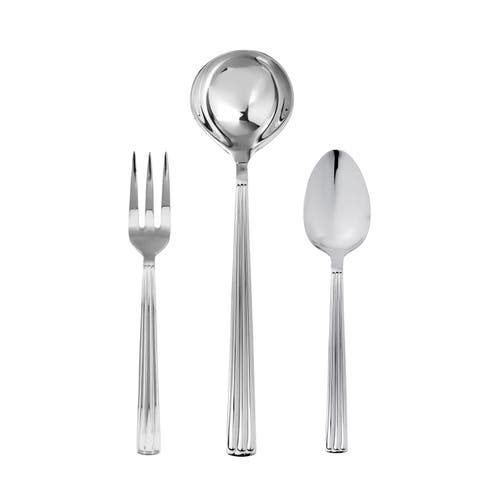 Mepra Sole Serving Set In Silver