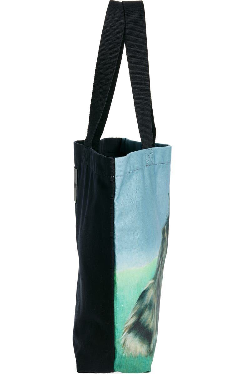 JW Anderson Cat Canvas Tote, Alternate, color,
