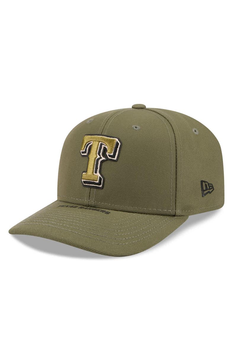 New Era Men's New Era  Olive Texas Rangers 2026 Armed Forces Day 9SEVENTY Adjustable Hat, Alternate, color, Olive