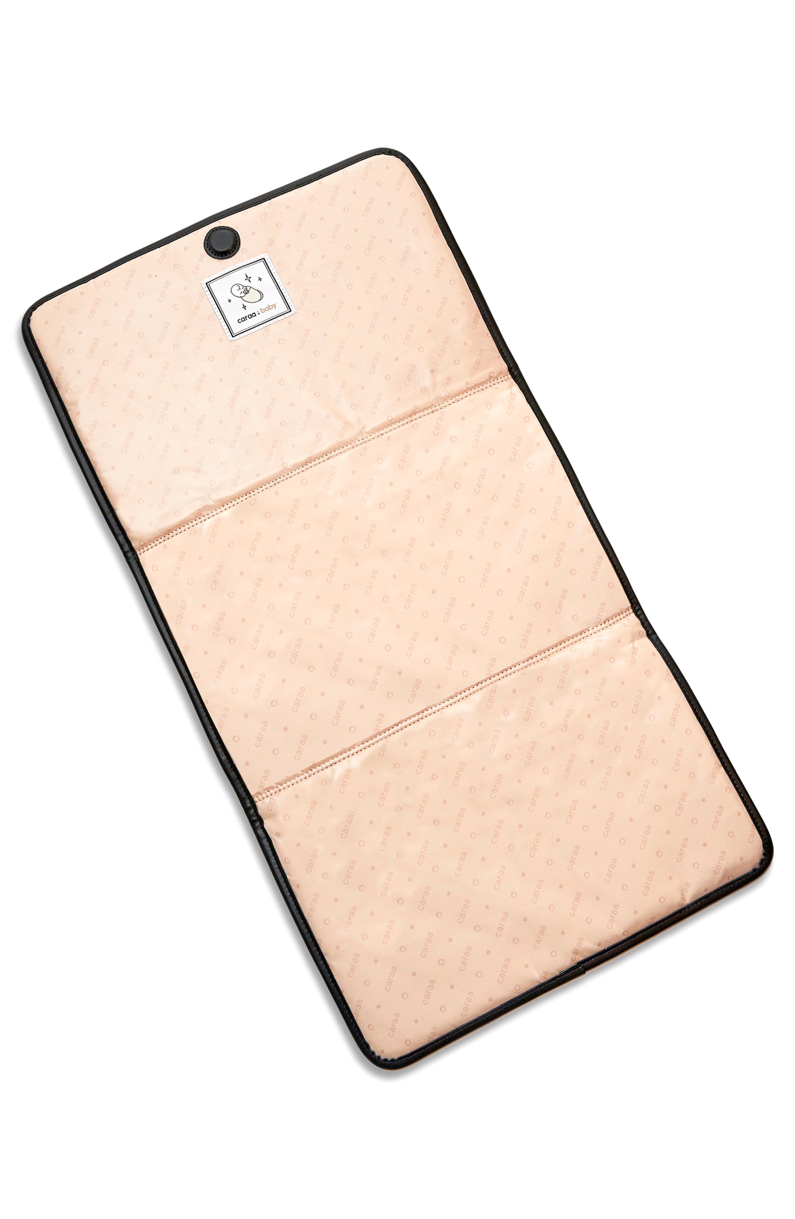 Caraa Folding Changing Pad, Alternate, color, Black