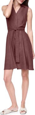 DKNY Melange Fit and Flare Dress