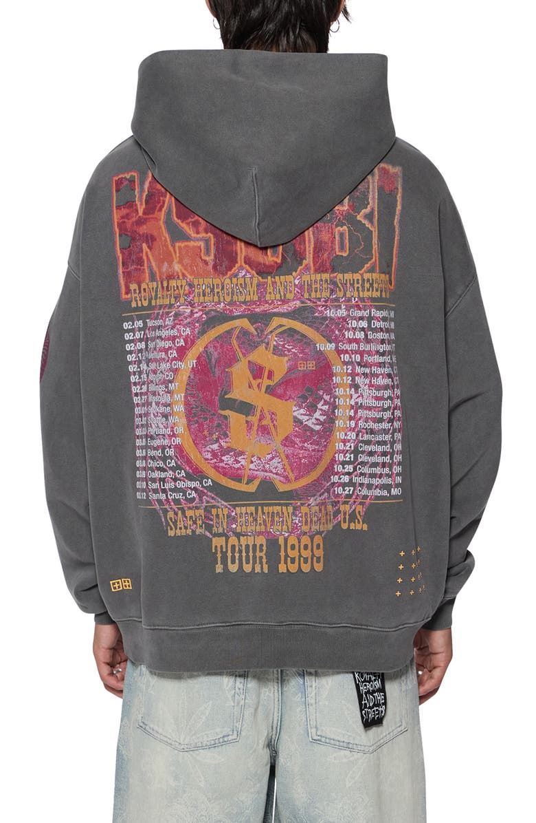 Ksubi Kickstart Ekcess Graphic Hoodie, Alternate, color,