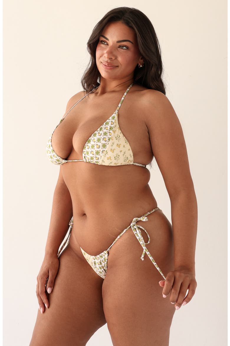 Ava Triangle Bikini Top, Alternate, color, Crete