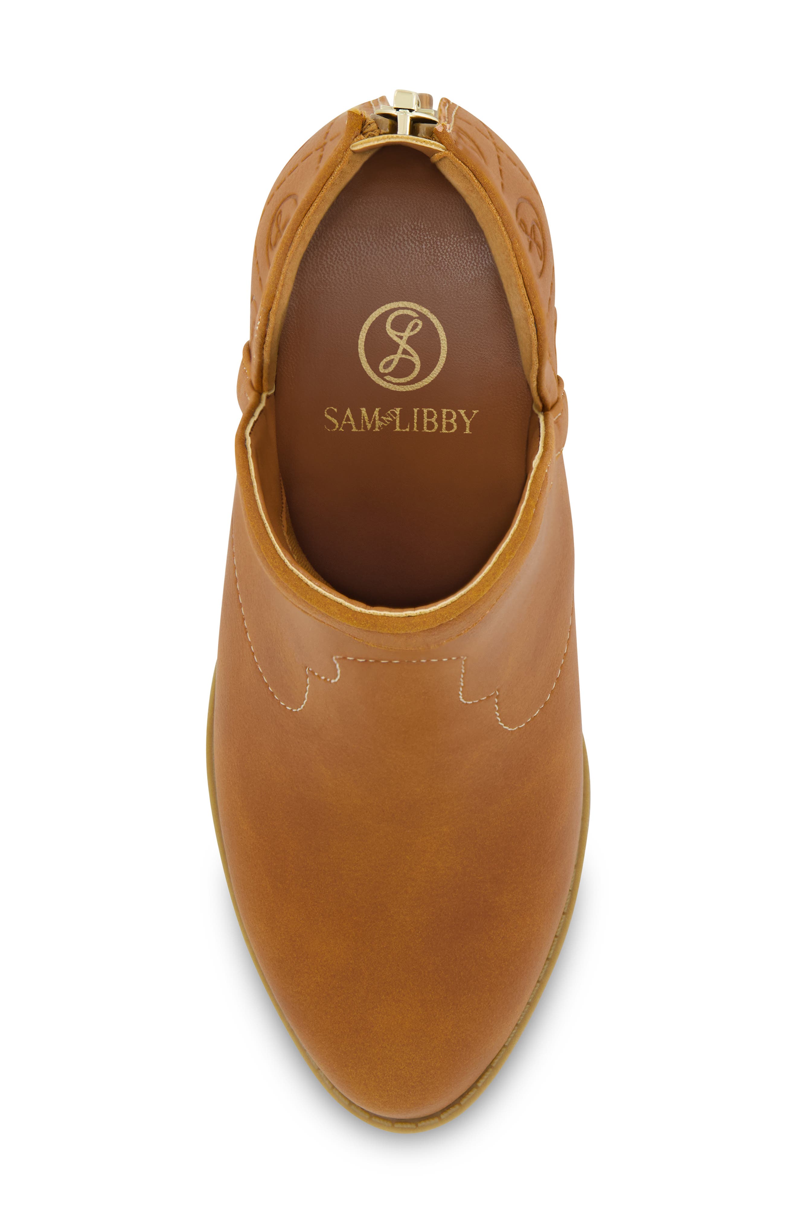 SAM & LIBBY Kids' Westy Cali Boot, Alternate, color, Cognac