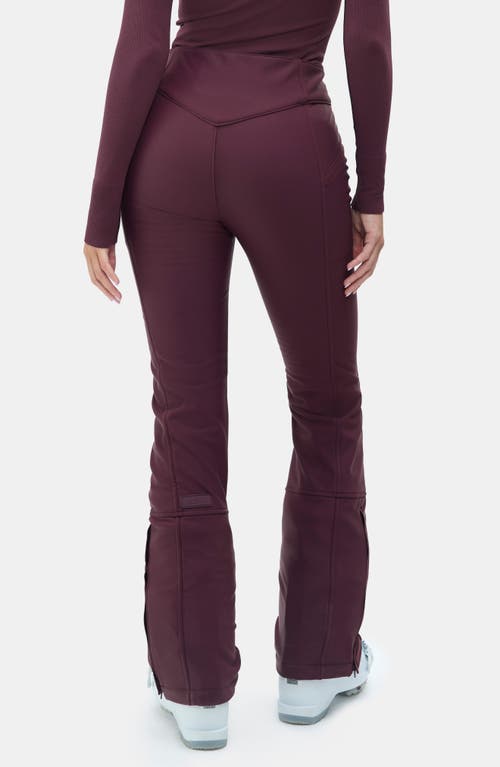 Halfdays Emma Water Resistant Fleece Lined Ski Pants In Purple