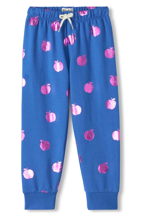Kids' Foil Apples Relaxed Fit Cuffed Joggers