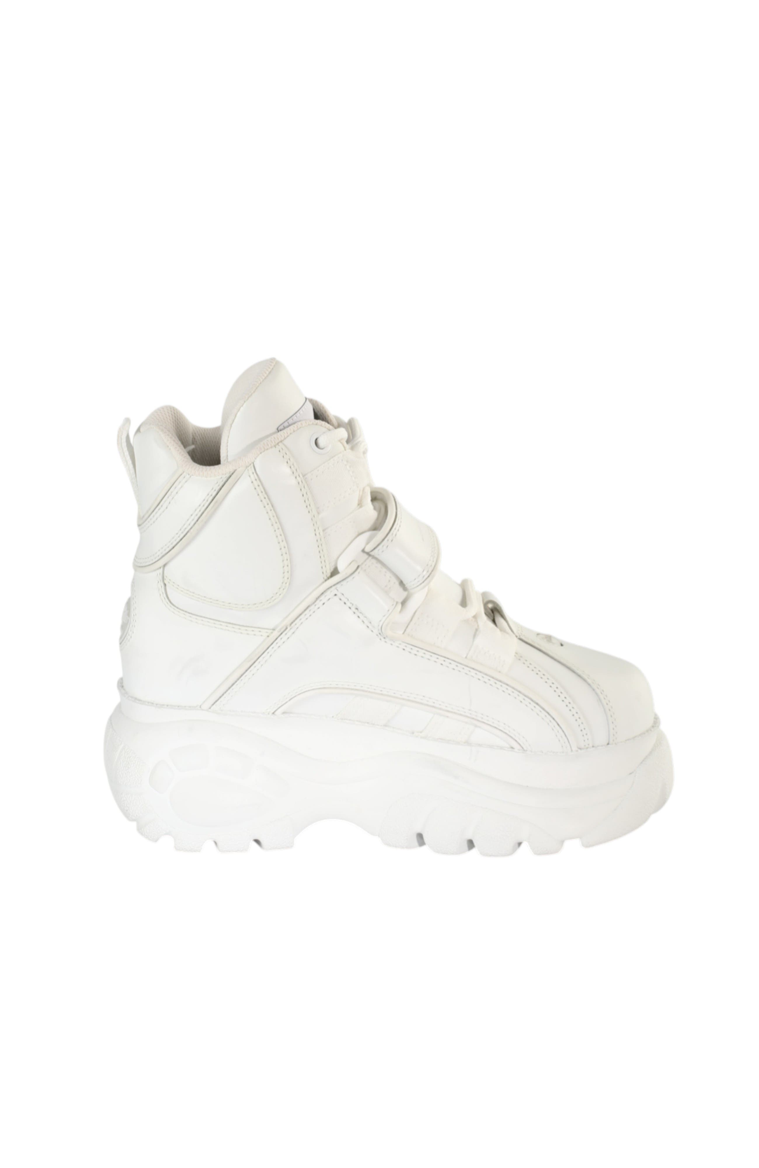 Classic High Leather Sneaker, Alternate, color, WHITE
