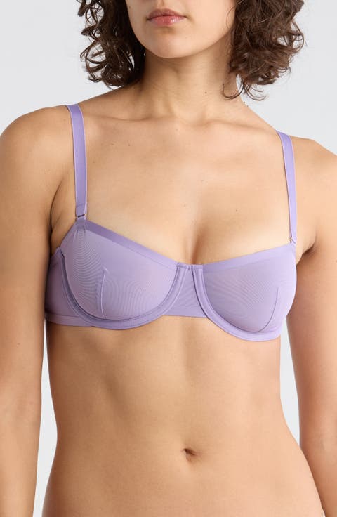 The Balconette Underwire Mesh Bra
