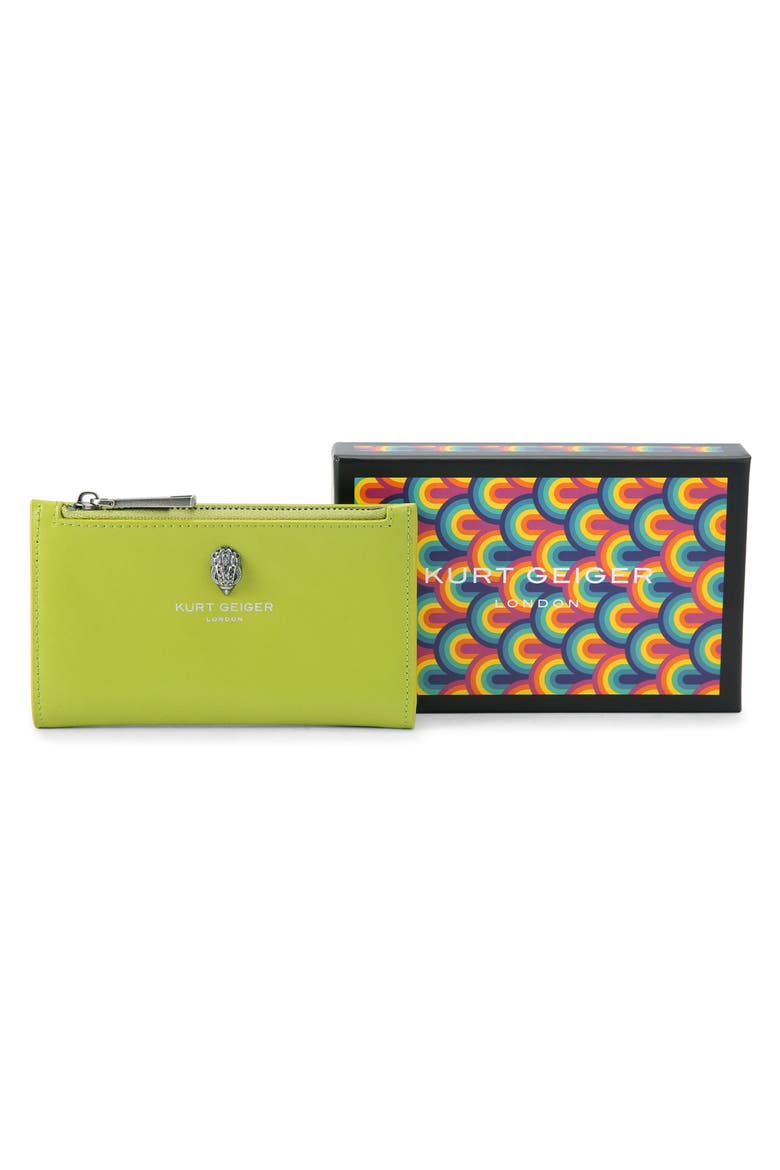 Bond Leather Bifold Wallet, Alternate, color, BRIGHT GREEN