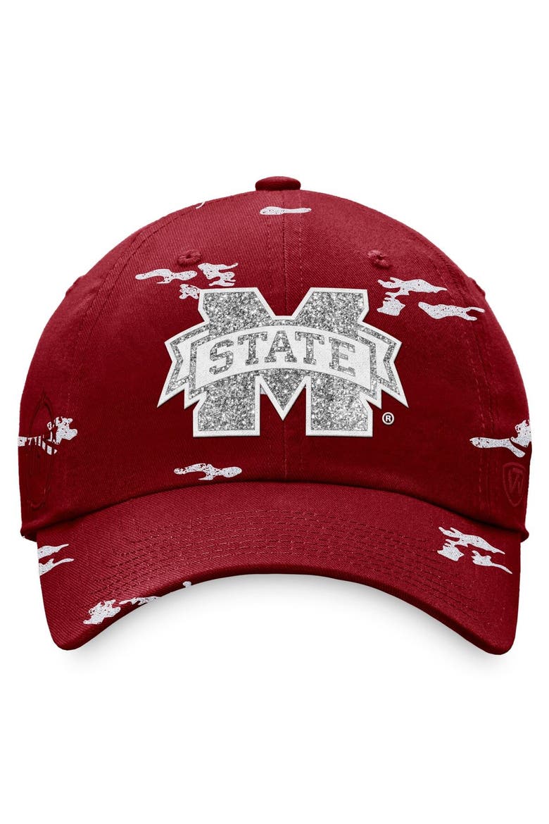 Women's Top of the World Maroon Mississippi State Bulldogs OHT Military Appreciation Betty Adjustable Hat, Alternate, color, Maroon