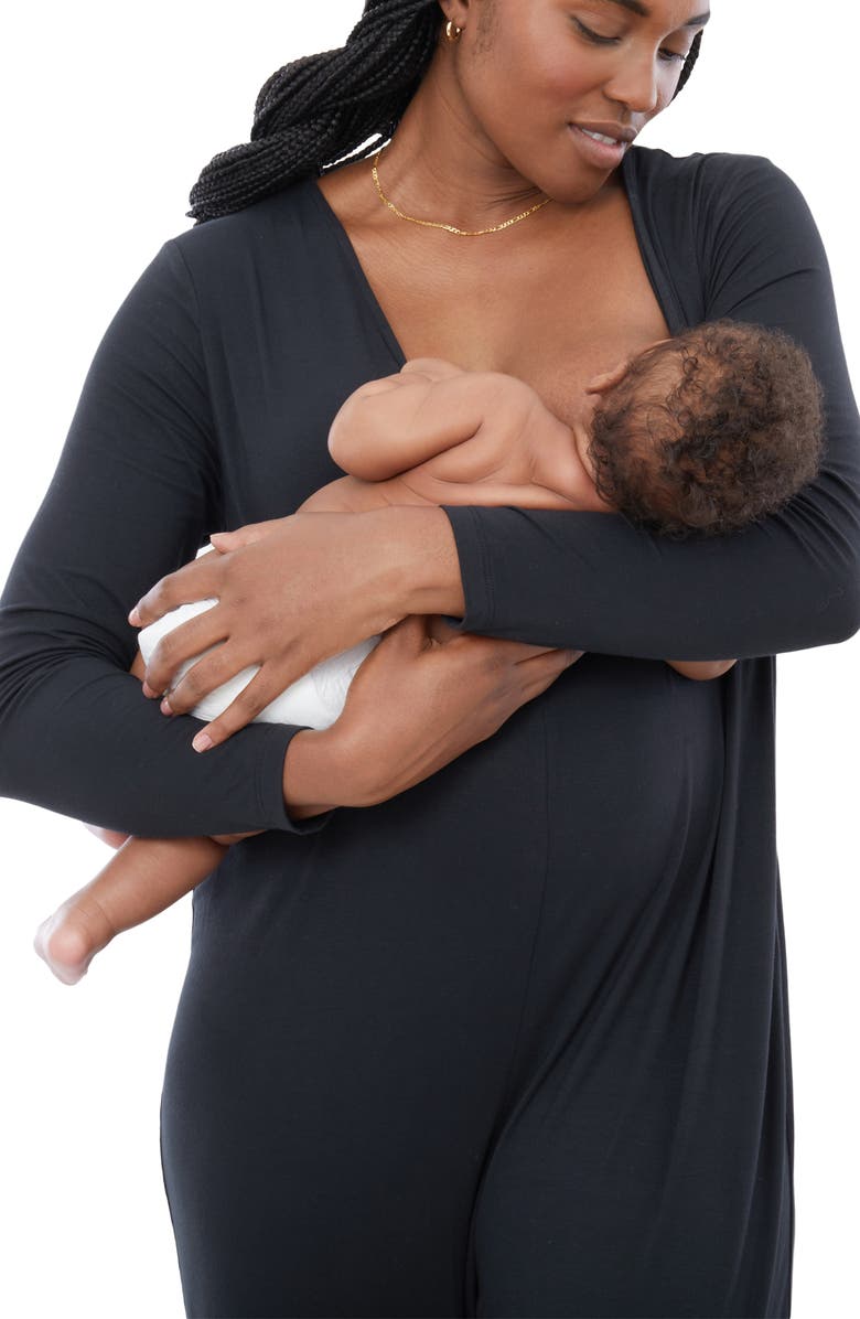 Ingrid & Isabel<sup>®</sup> Everywear Knit Maternity Jumpsuit, Alternate, color, 