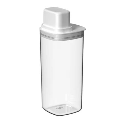 6 Cup Clear Airtight Food Storage Container with Measuring Cup