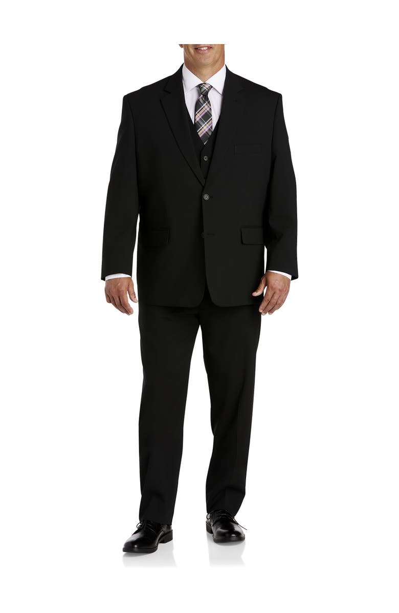 Oak Hill by DXL Big & Tall Perfect Fit Jacket-Relaxer Suit Jacket, Alternate, color, 
