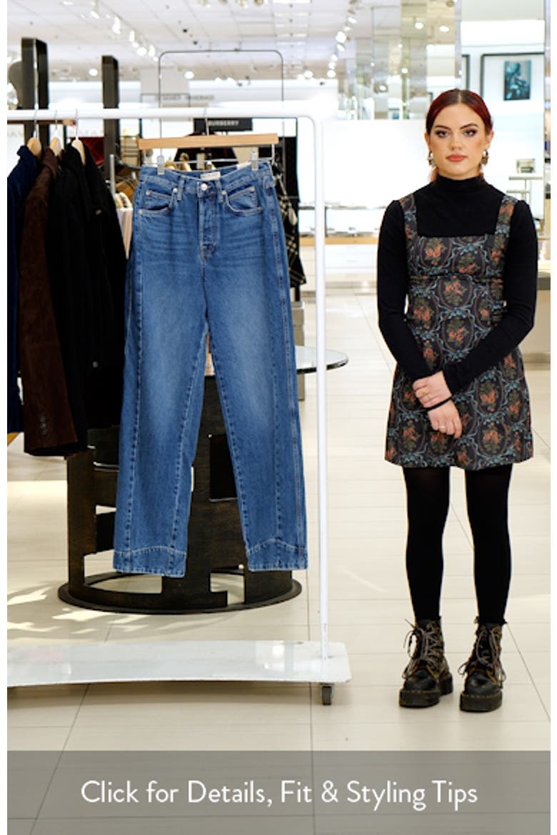 Stick Around Slim Curve Relaxed Straight Leg Jeans video