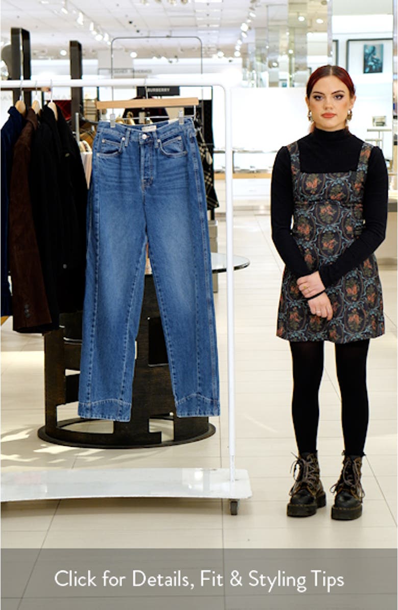 Stick Around Slim Curve Relaxed Straight Leg Jeans, sales video thumbnail