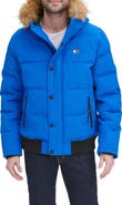 Tommy Hilfiger Arctic Snorkel Faux Fur Trim Bomber Jacket
