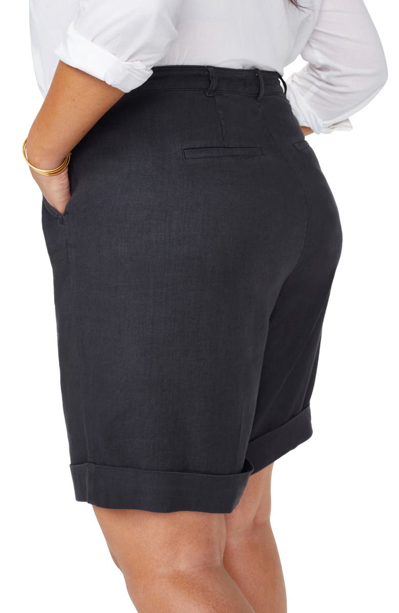 NYDJ Linen Bermuda Shorts, Alternate, color, 