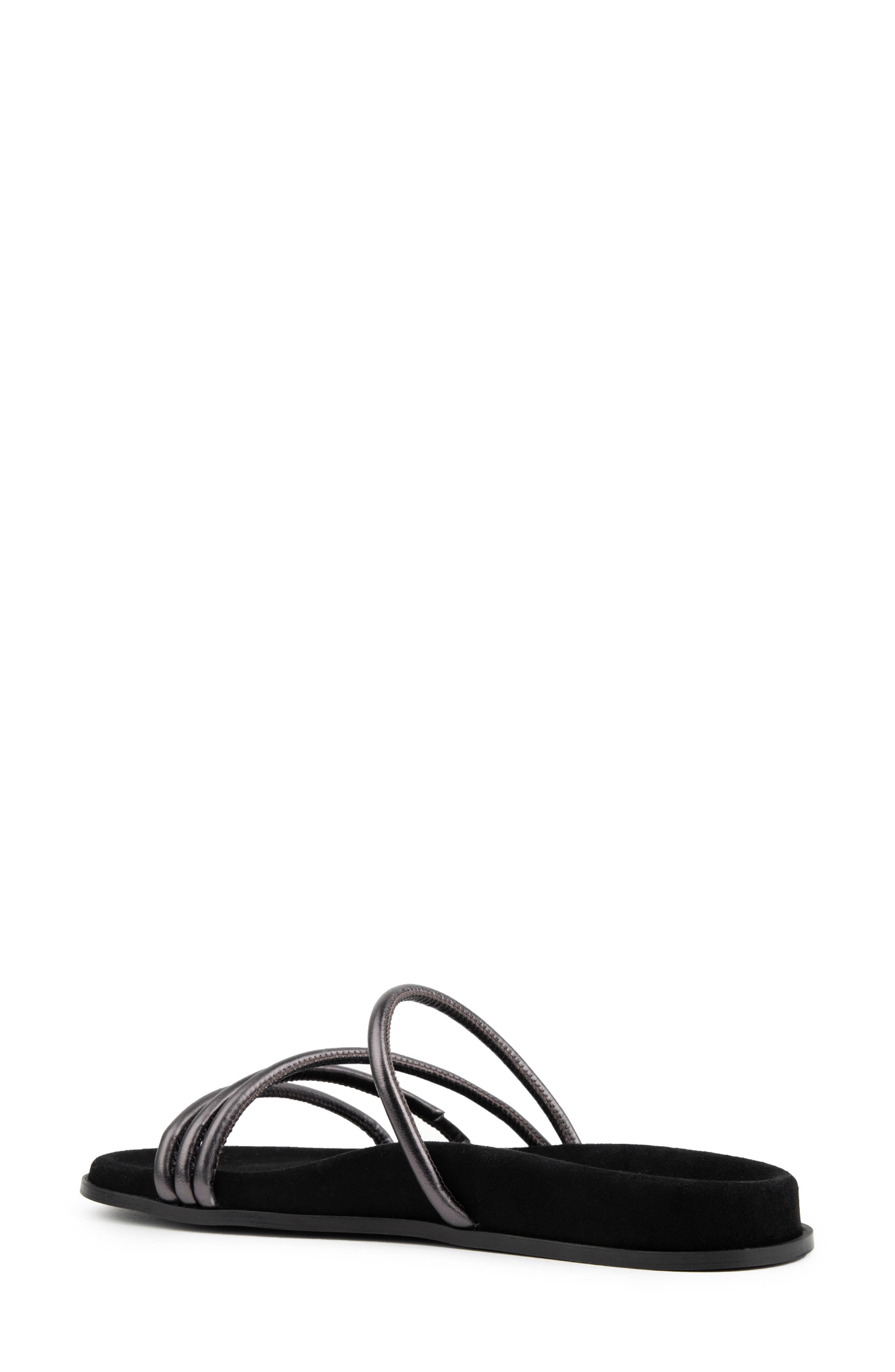 Milena Strappy Waterproof Sandal, Alternate, color, GUNMETAL