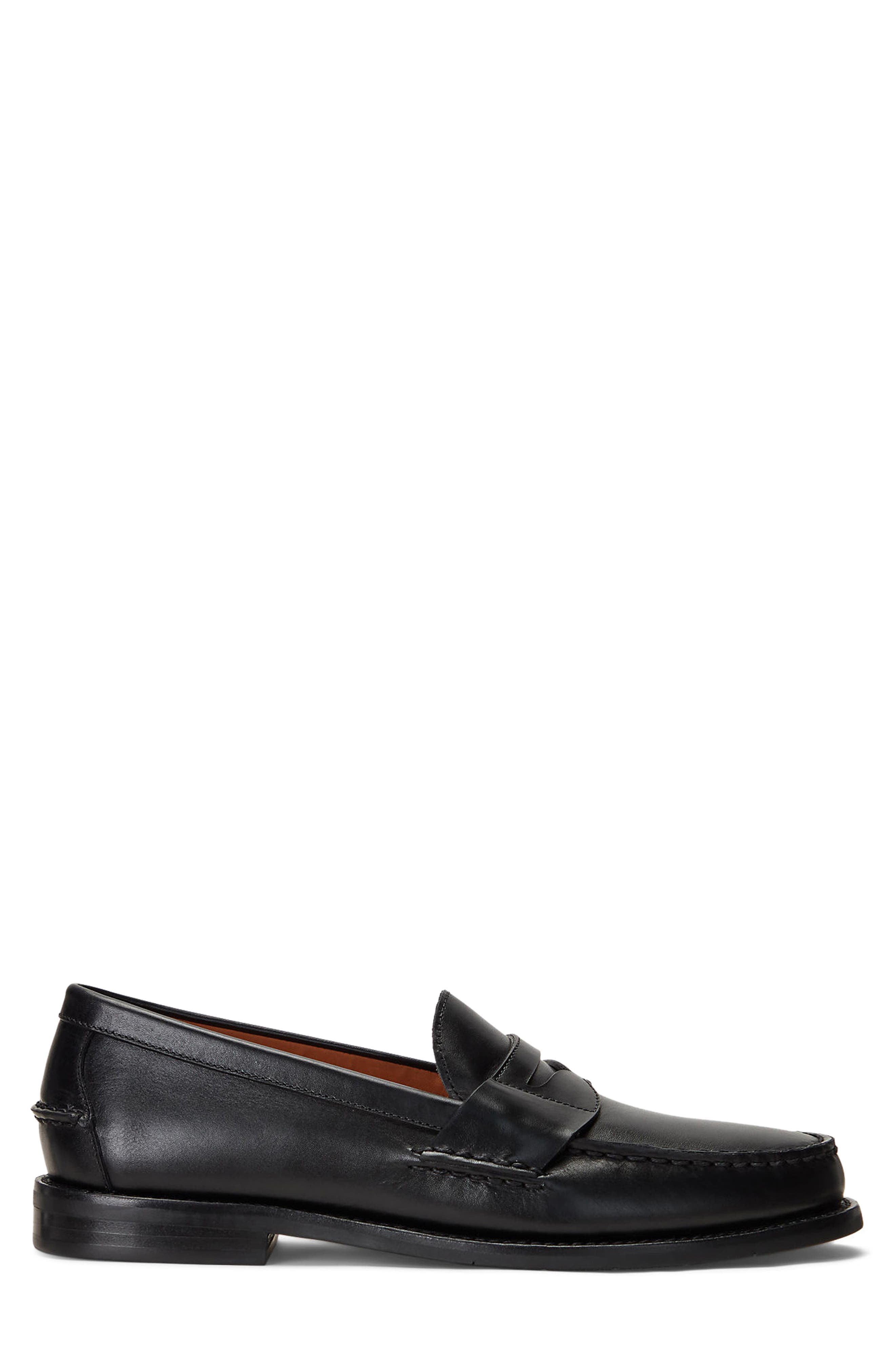 Ralph Lauren Alston Penny Loafer, Alternate, color, Black