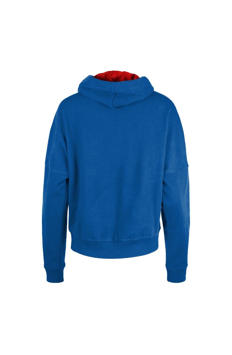 New Era Women's New Era Royal Buffalo Bills Throwback Boxy Pullover Hoodie, Alternate, color, Royal