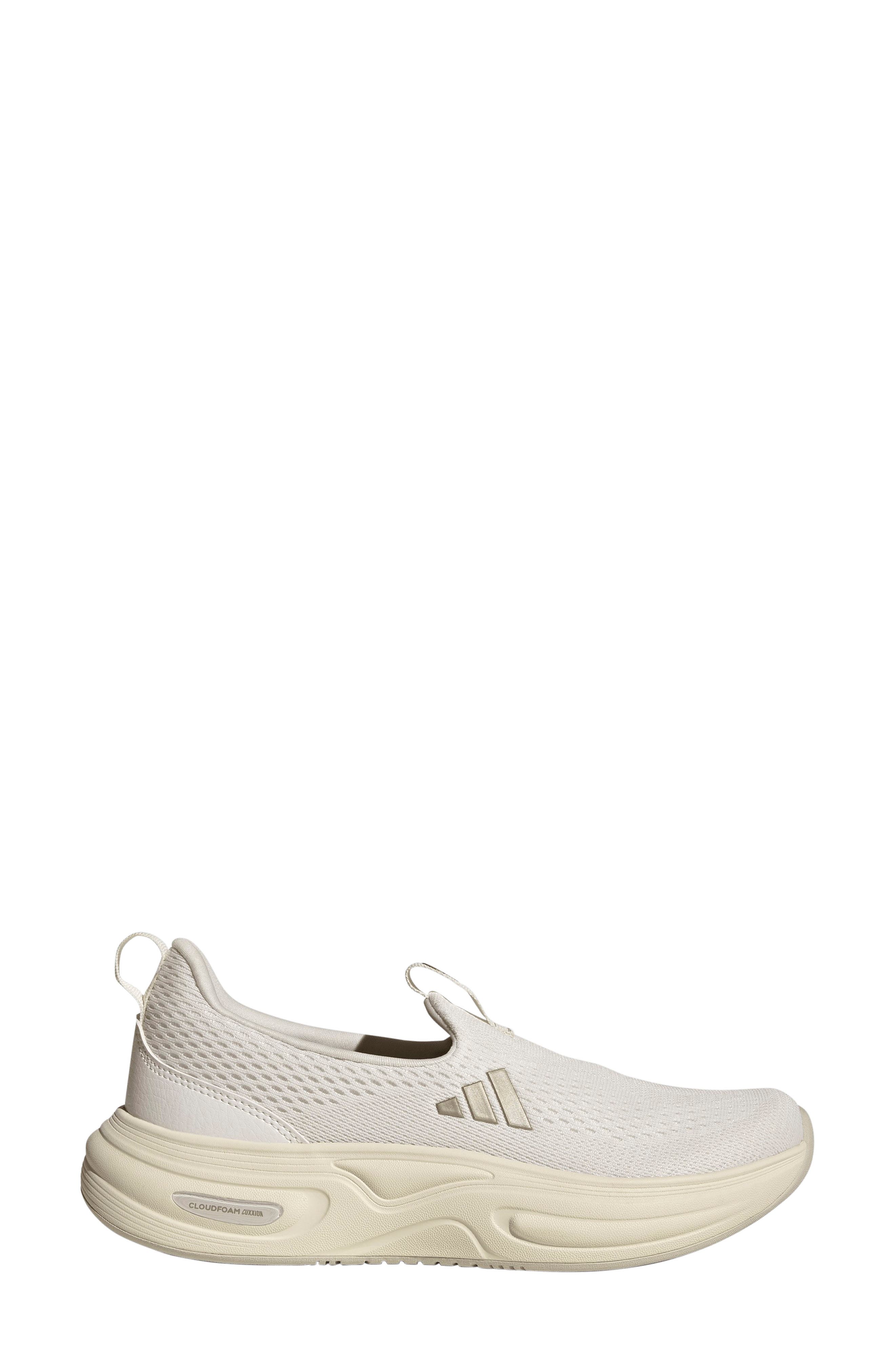 adidas Cloudfoam Cuxxion Slip-On Sneaker, Alternate, color, White/ Cyber Met./ Off White