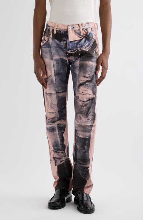 1996M Trompe l'Oeil Straight Leg Jeans