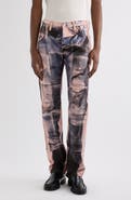 Acne Studios 1996M Trompe l'Oeil Straight Leg Jeans