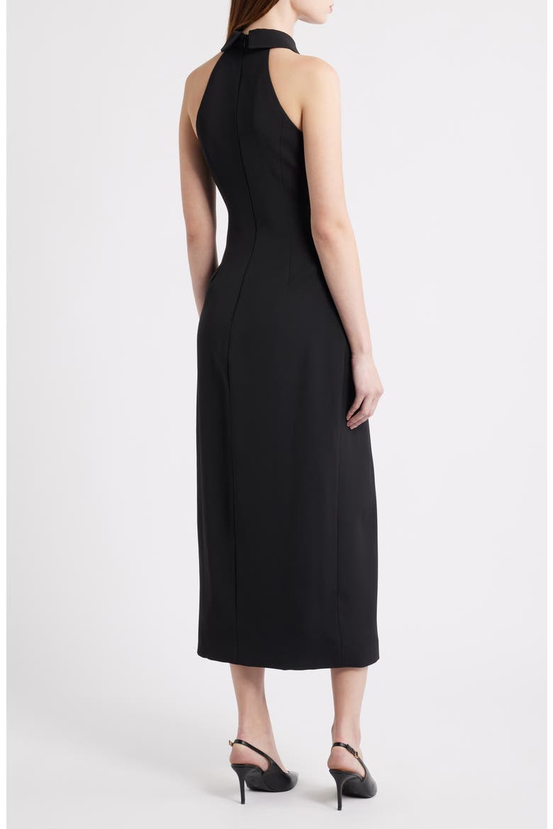 The Ultimate Muse Halter Neck Dress, Alternate, color, BLACK