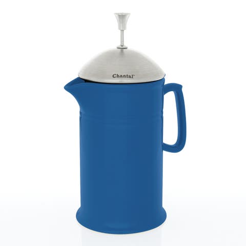 28 ounce Ceramic French Press with Stainless Plunger