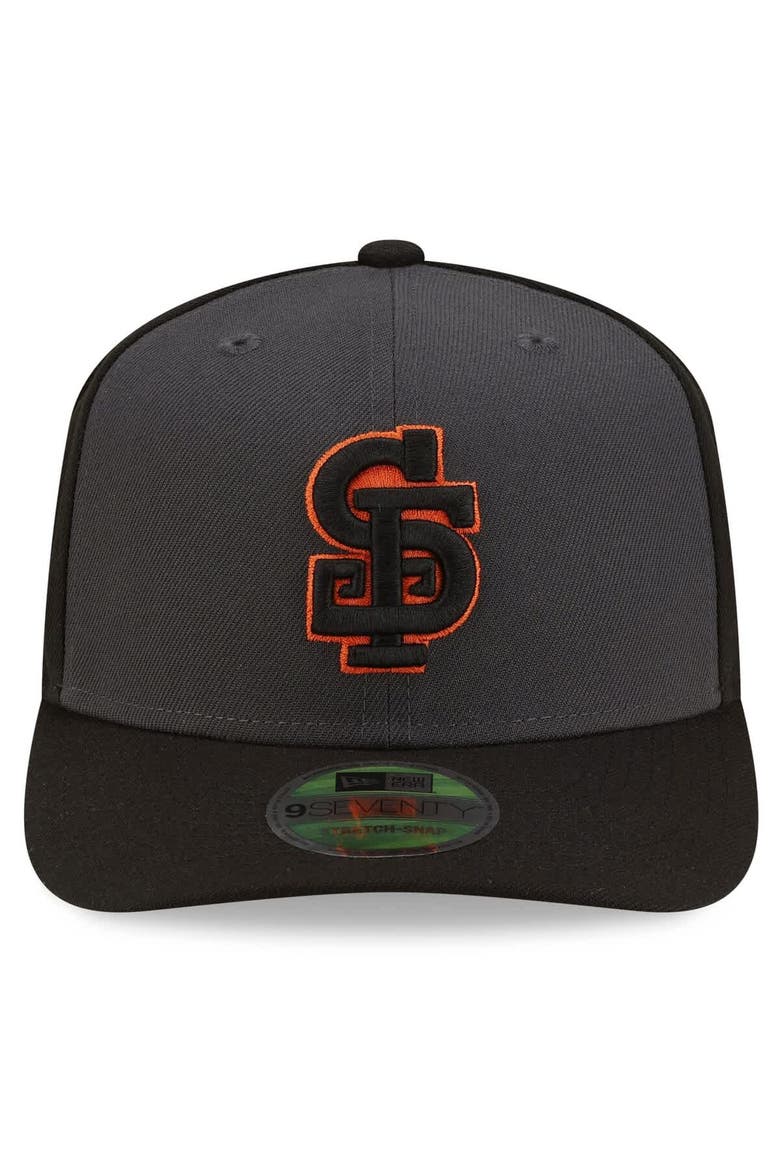 Men's New Era  Gray/Black San Francisco Giants Player Replica Alternate 9SEVENTY Adjustable Hat, Alternate, color, Gray
