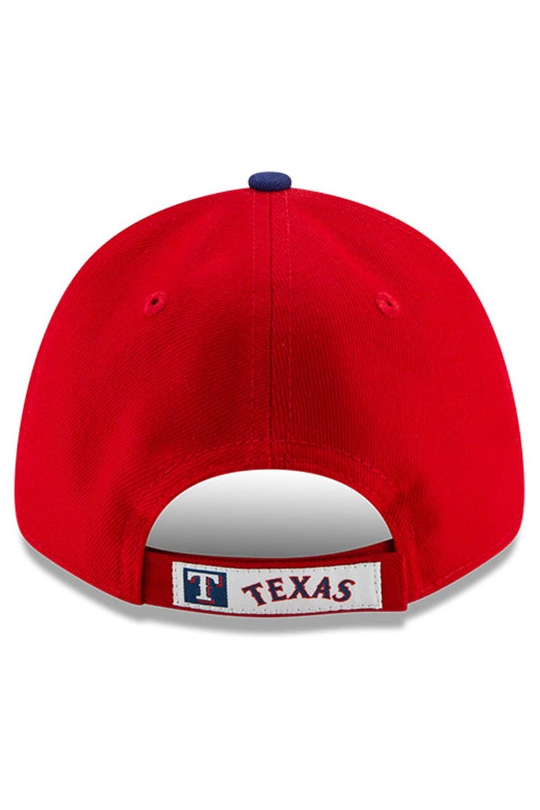Men's New Era Red Texas Rangers Alternate 3 The League 9FORTY Adjustable Hat, Alternate, color, Red