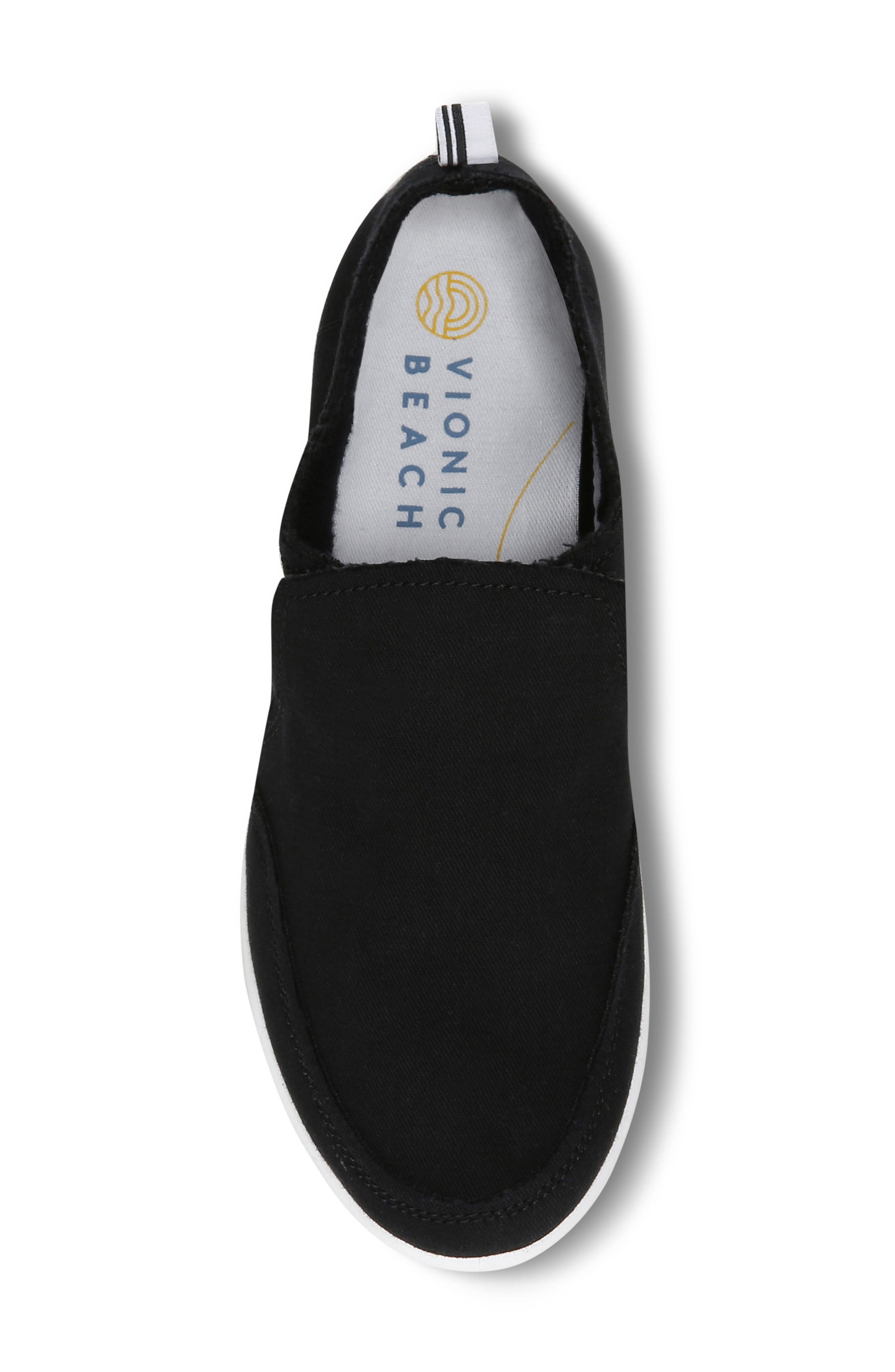 Beach Collection Malibu Slip-On Sneaker, Alternate, color, BLACK CANVAS