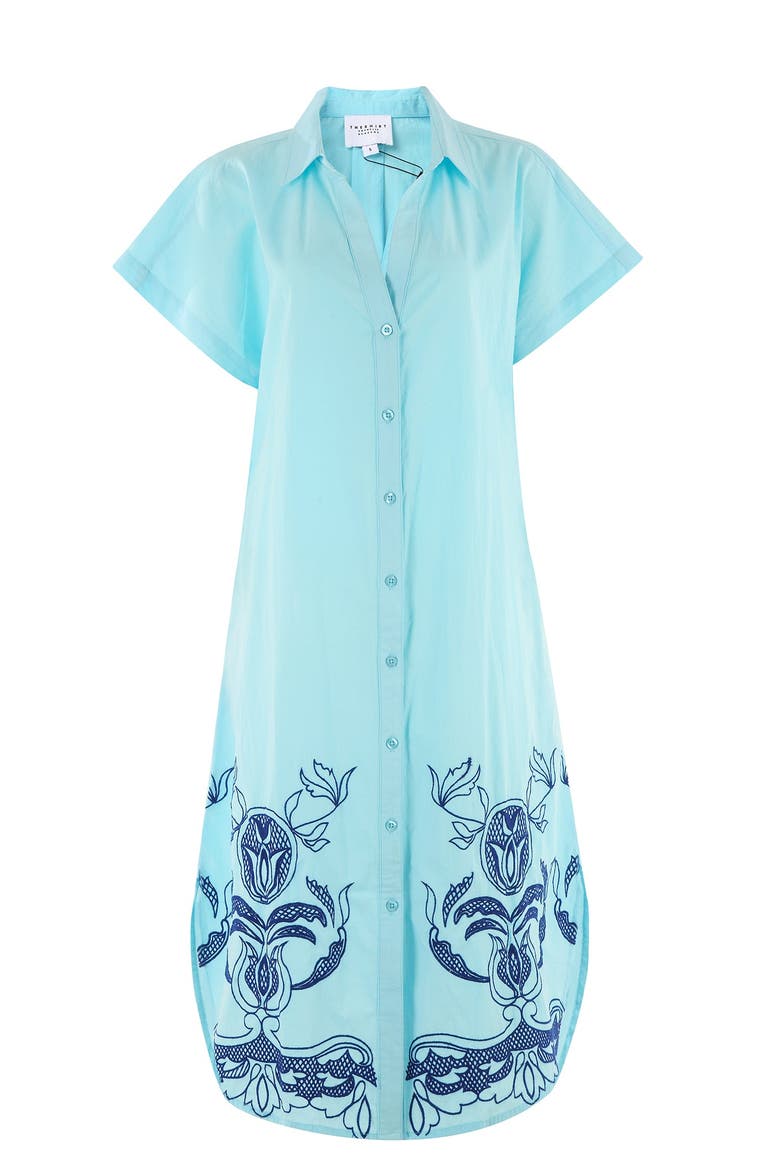 The Lea Dress, Main, color, Aqua