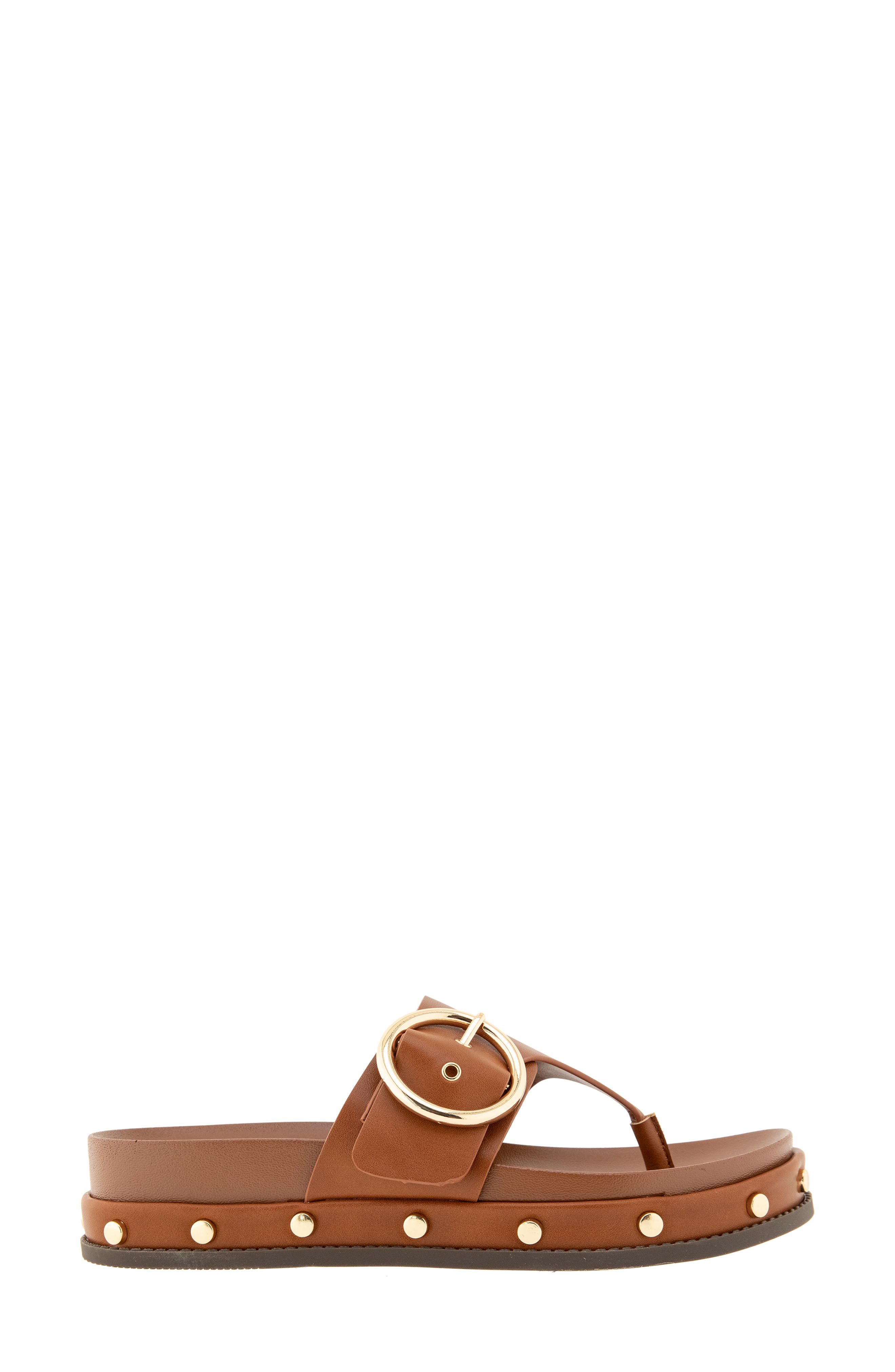 Belen Platform Flip Flop, Alternate, color, COGNAC