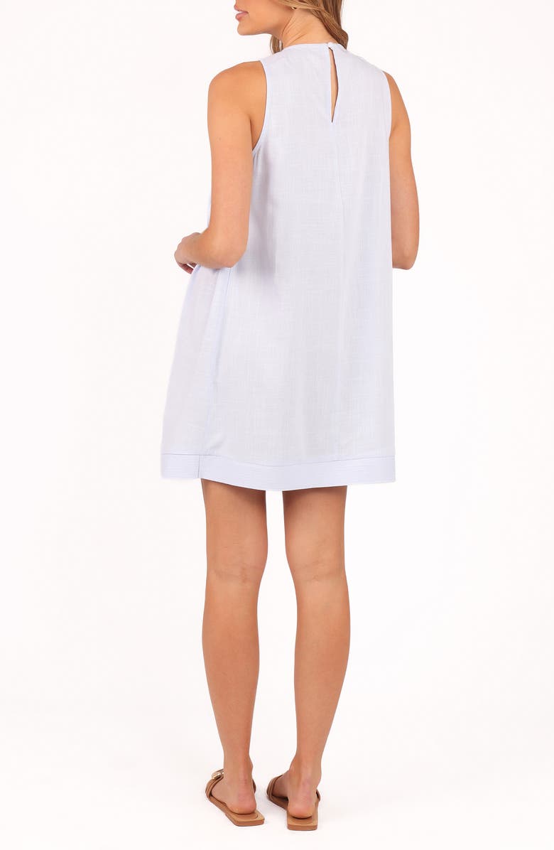 Petal & Pup Daniela Pintuck Minidress, Alternate, color, Blue