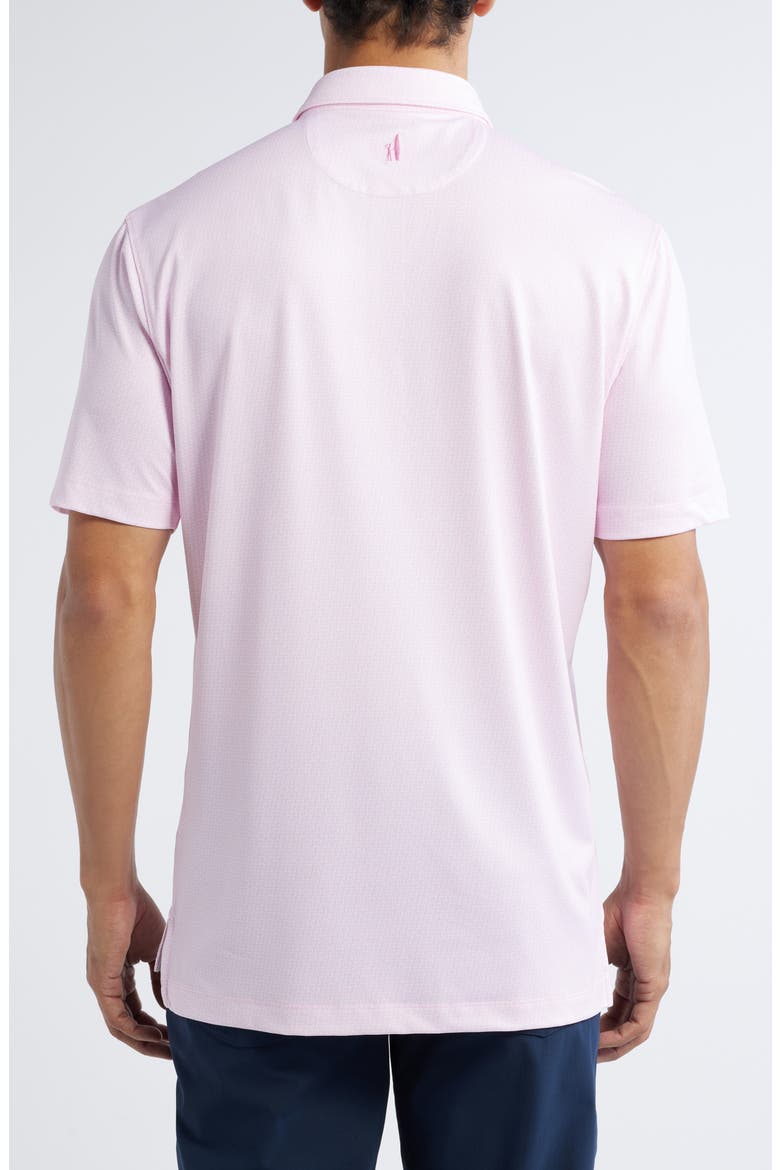 Island Times Geo Print Performance Polo, Alternate, color, PORTO PINK