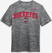 Nike Men's Nike Anthracite Ohio State Buckeyes Primetime Arch Logo Velocity Dri-FIT T-Shirt