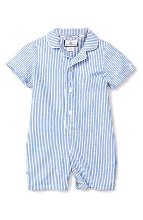 Classic Seersucker One-Piece Pajamas (Baby)