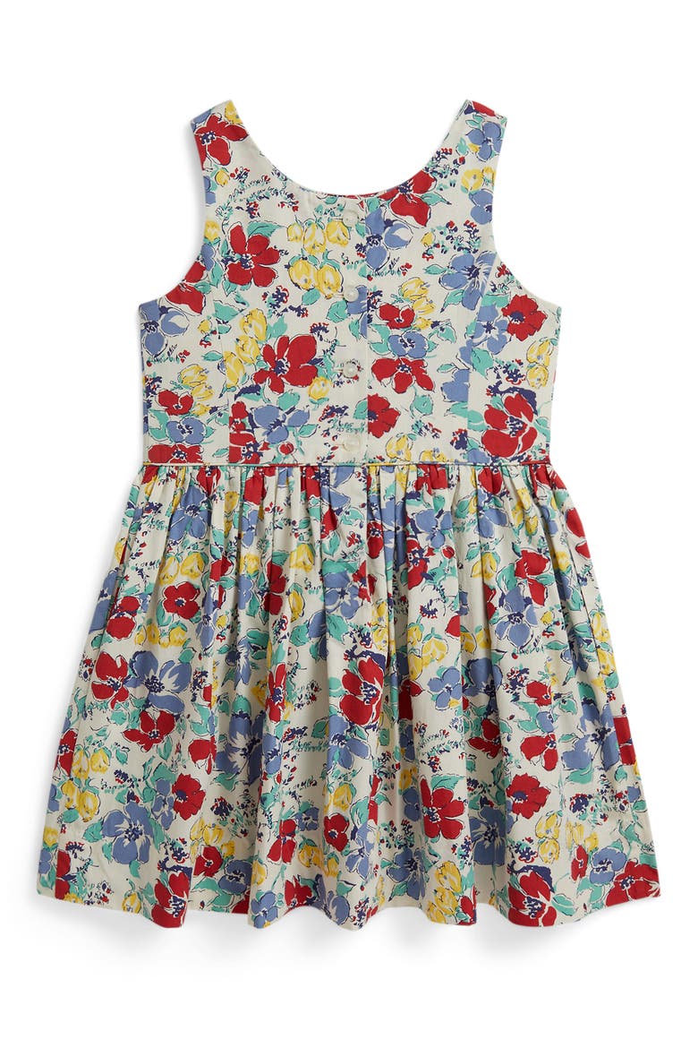 Kids' Floral Cotton Dress, Alternate, color, LINNEA FLORAL