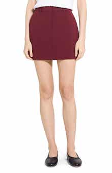 Theory Crepe Miniskirt
