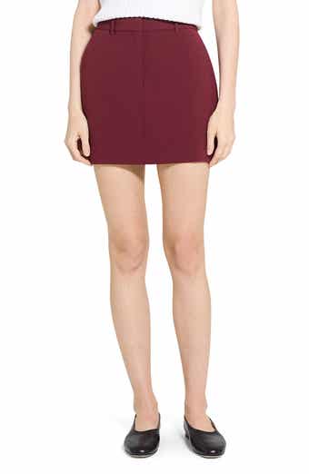Crepe Miniskirt