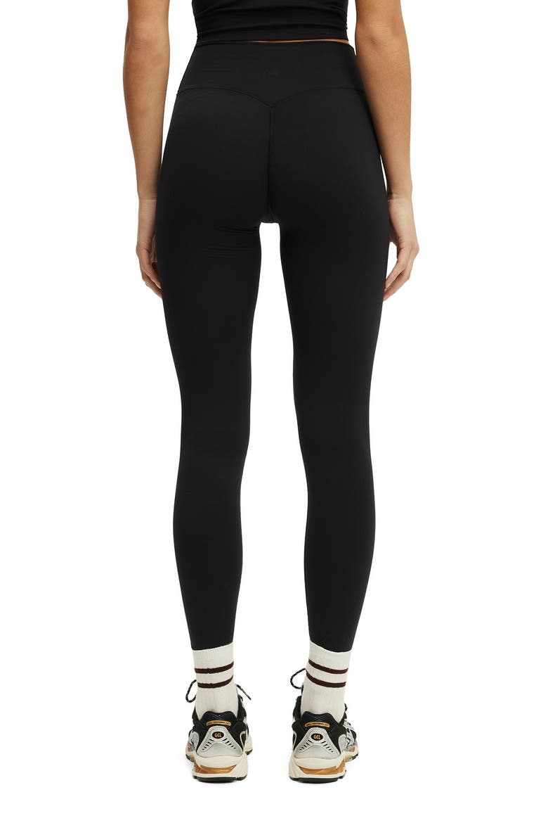 Women's Active Ultra Luxe Cross Front Invisible Scrunch Tight, Alternate, color, Black